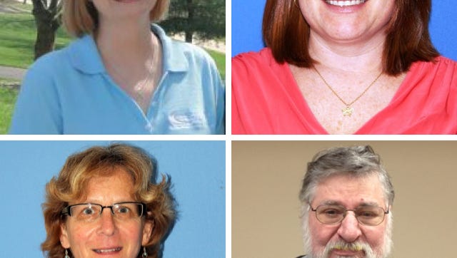 Judy Rannow, Angel Faxon, Meg Erler and Sam Levin are running for School Board.