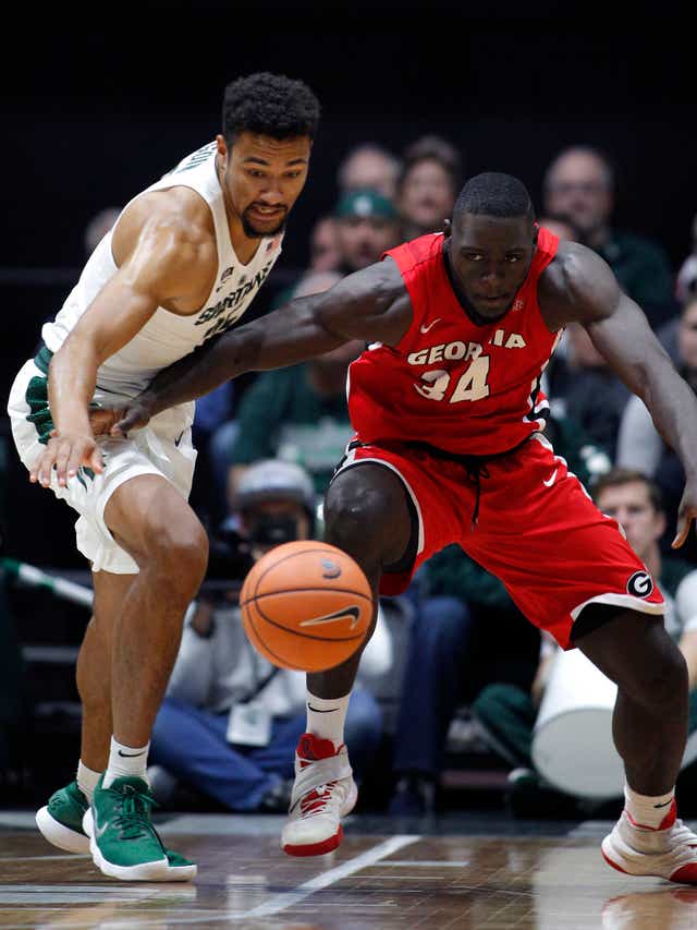 Michigan State Basketball S Size Physicality Evident Against Georgia
