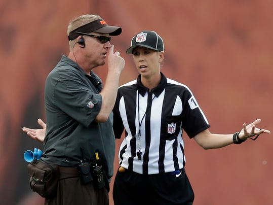 Female official hopes to break NFL barrier