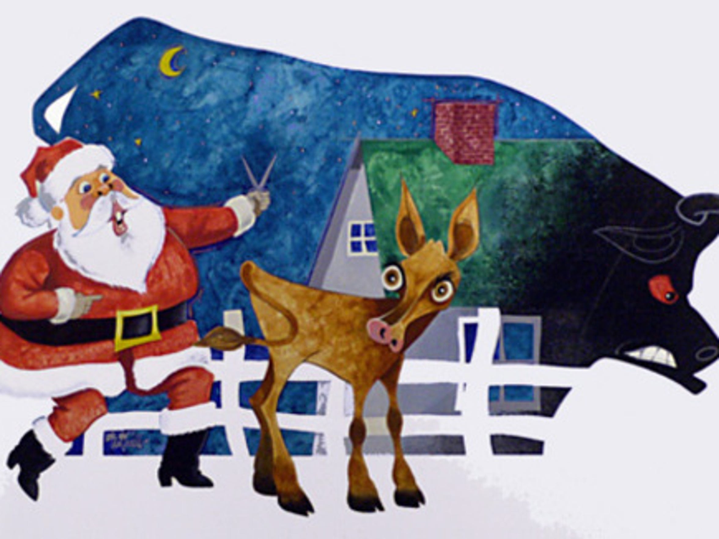 Clarabell The Christmas Cow