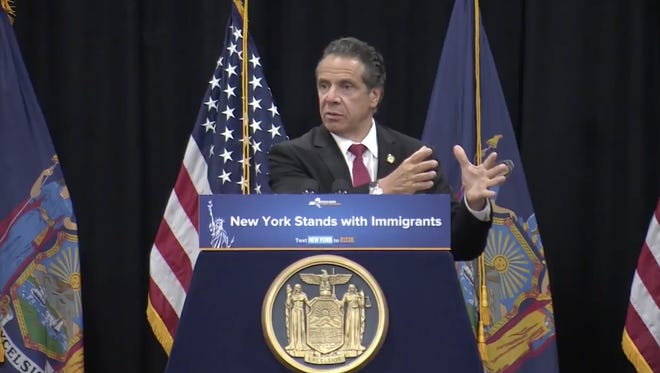 Gov. Andrew Cuomo signed a bill into law Wednesday, June 27, 2018, that will make it easier for parents to keep track of their children if they are separated because of immigration policy.
