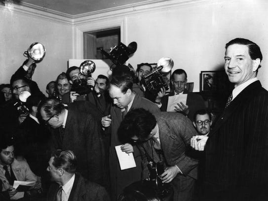 Kim Philby, right, was a British double agent who fooled