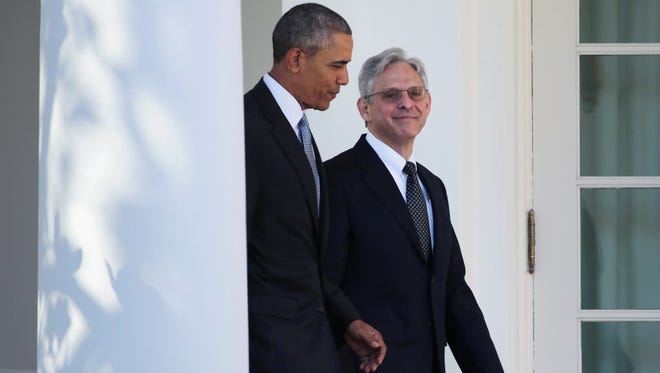 President Obama and Judge Merrick Garland on March 16, 2016.