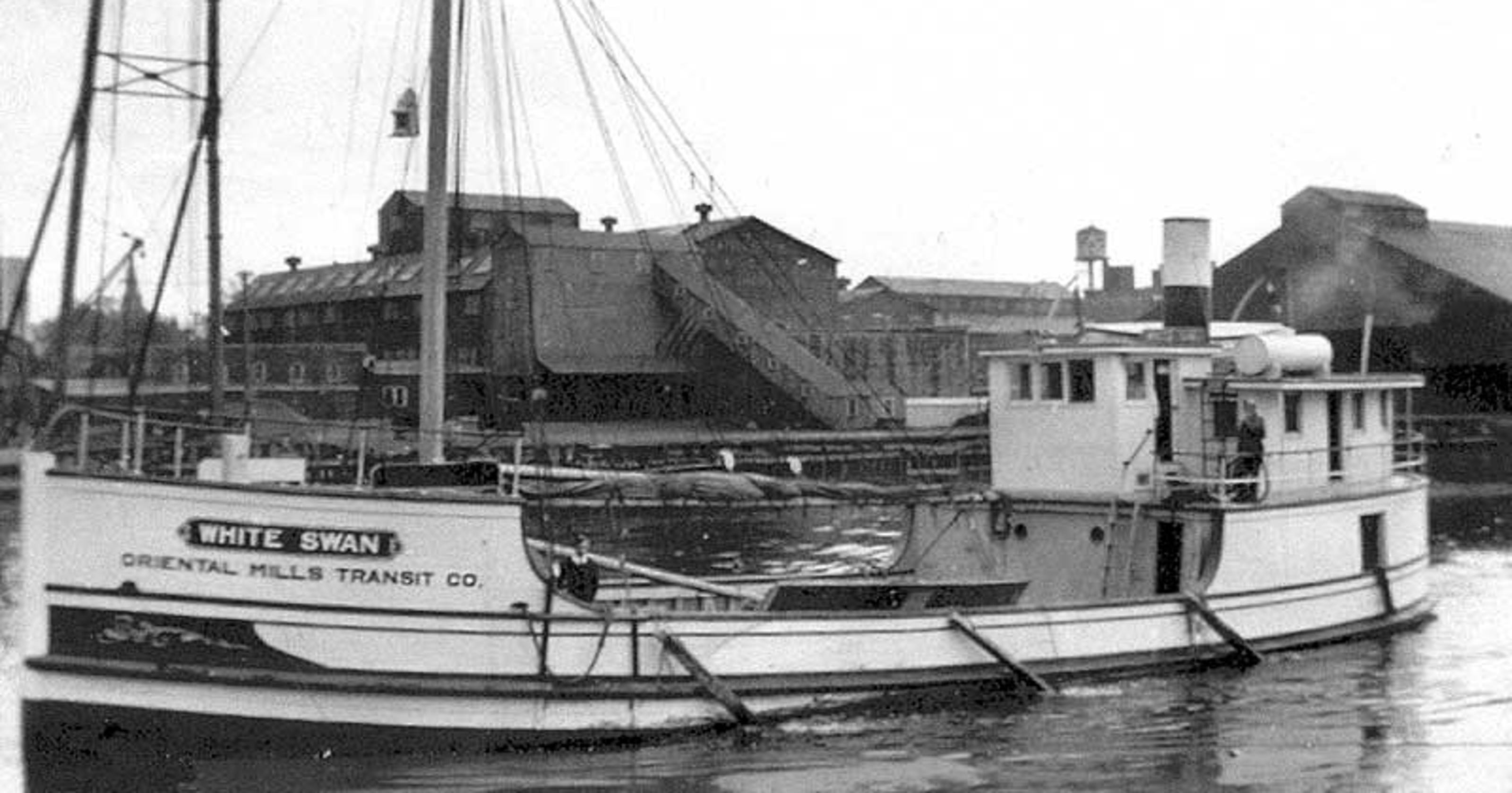 White Swan another Christmas tree ship