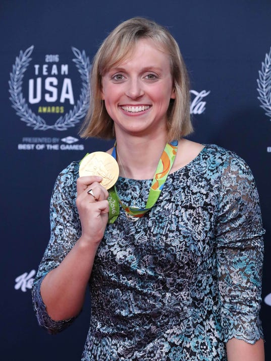 Katie Ledecky wins Female Athlete of the Olympic Games