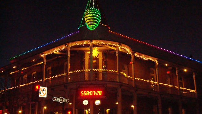 The Weatherford Hotel Great Pine Cone, in Flagstaff, is to northern Arizona what the Waterford Crystal Ball is to New York's Times Square. Both will be lowered on New Year's Eve as revelers across the country say good-bye to 2013.