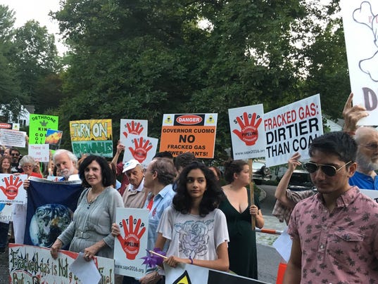 AIM protest at Cuomo residence