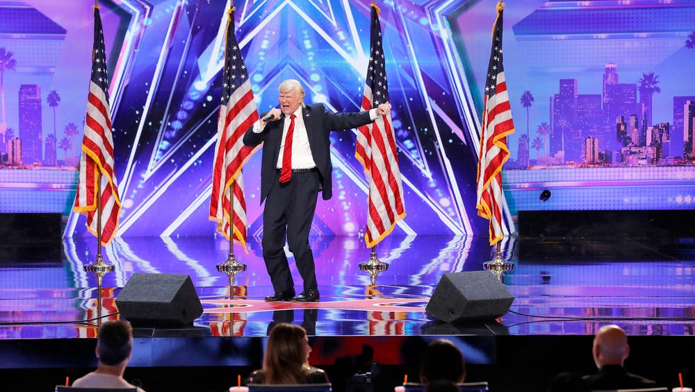 Trump Impersonator From Palm Springs Eliminated From America S Got Talent