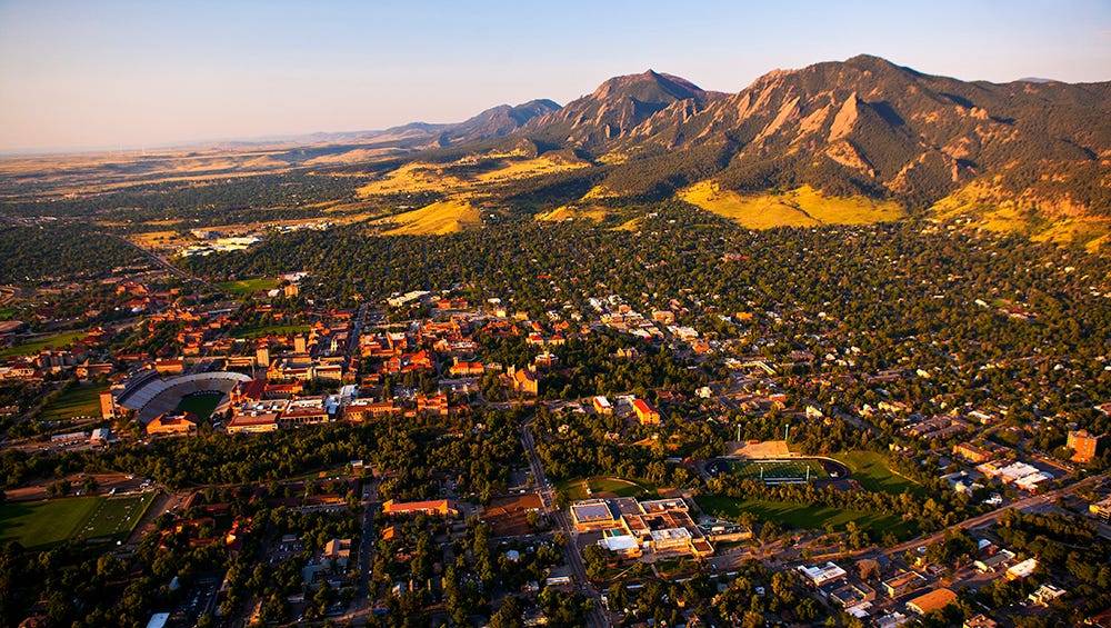 You don't have to eat Brussels sprouts to enjoy Boulder, Colorado.