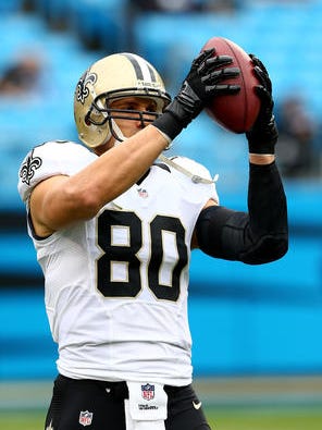 New Orleans tight end Jimmy Graham has been out since the first half of the game against the Tampa Bay Buccaneers two weeks ago.