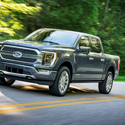 The 2021 Ford F-150.