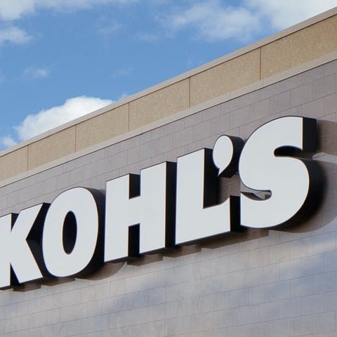 A Kohl's sign on the outside of a store.