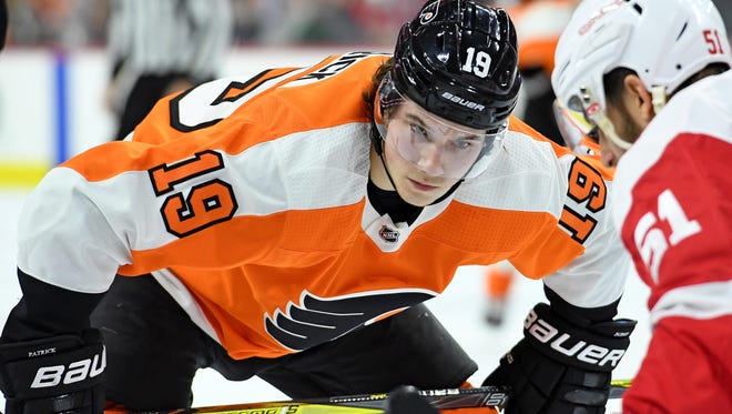 Nolan Patrick had been playing with Wayne Simmonds for a while and Monday he had Jake Voracek, too.