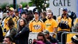 Predators fans gather before game two of the Stanley