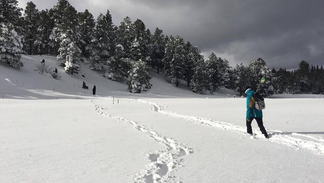 Reader Jake Fischbeck captures a snowy scene in Flagstaff.