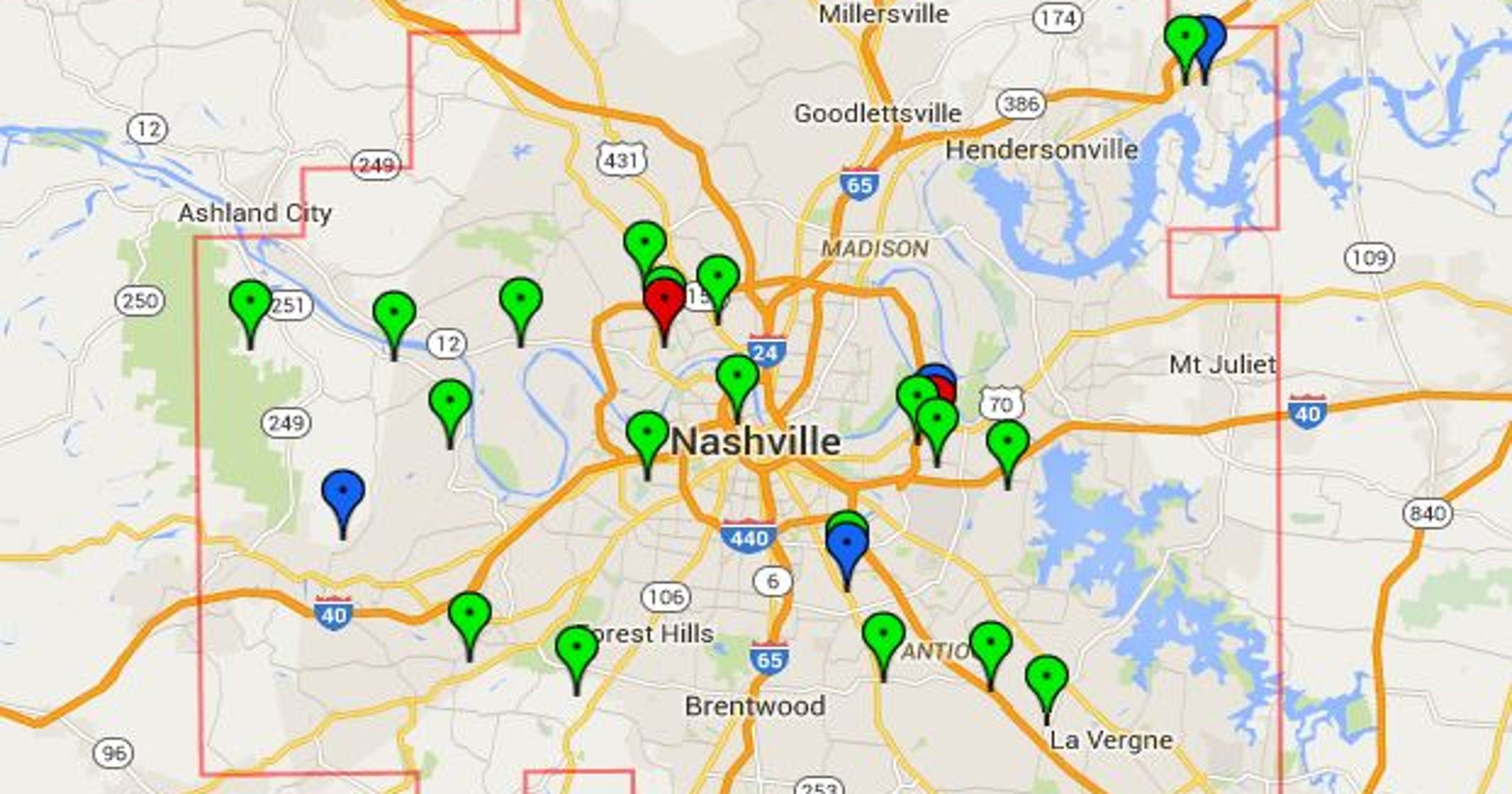 Power Outage In Nashville