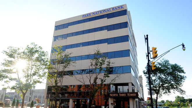 Park National Bank headquarters in the North Third Tower in downtown Newark.