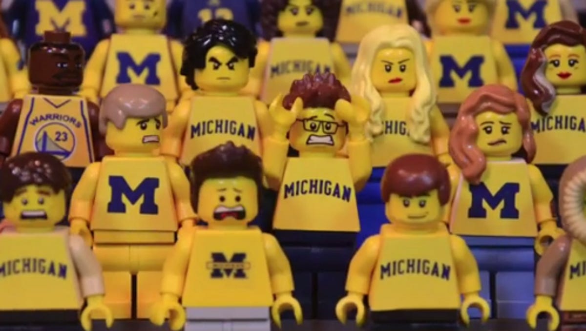 Watch Msu Over Um Lego Style