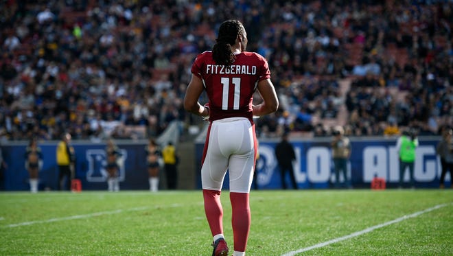 Arizona Cardinals wide receiver Larry Fitzgerald is still ranked among the top players at his position in the NFL.