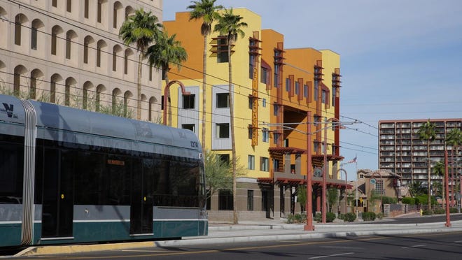 Devine Legacy on Central is the first affordable Phoenix housing development built along the Metro Light Rail. It has 65 low-income apartments for families.