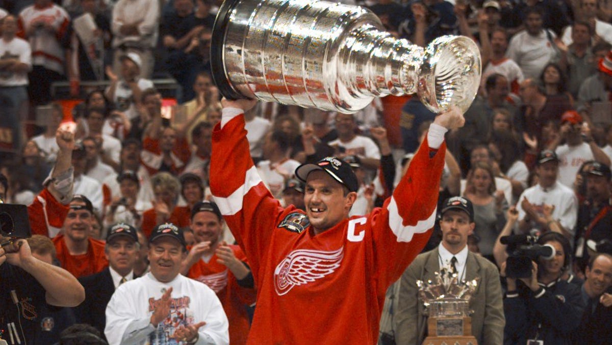 1998 Detroit Red Wings Win Stanley Cup Relive Game 4 Clincher