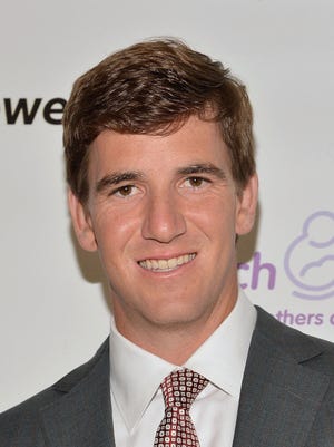 NEW YORK, NY - JUNE 11:  Eli Manning will be the guest speaker at this year's Jersey Shore Sports Awards  (Photo by Slaven Vlasic/Getty Images)