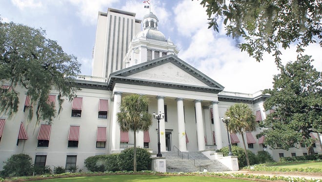 Florida’s capitol complex, which includes both its old and new capitols, has been on the same site since 1826.