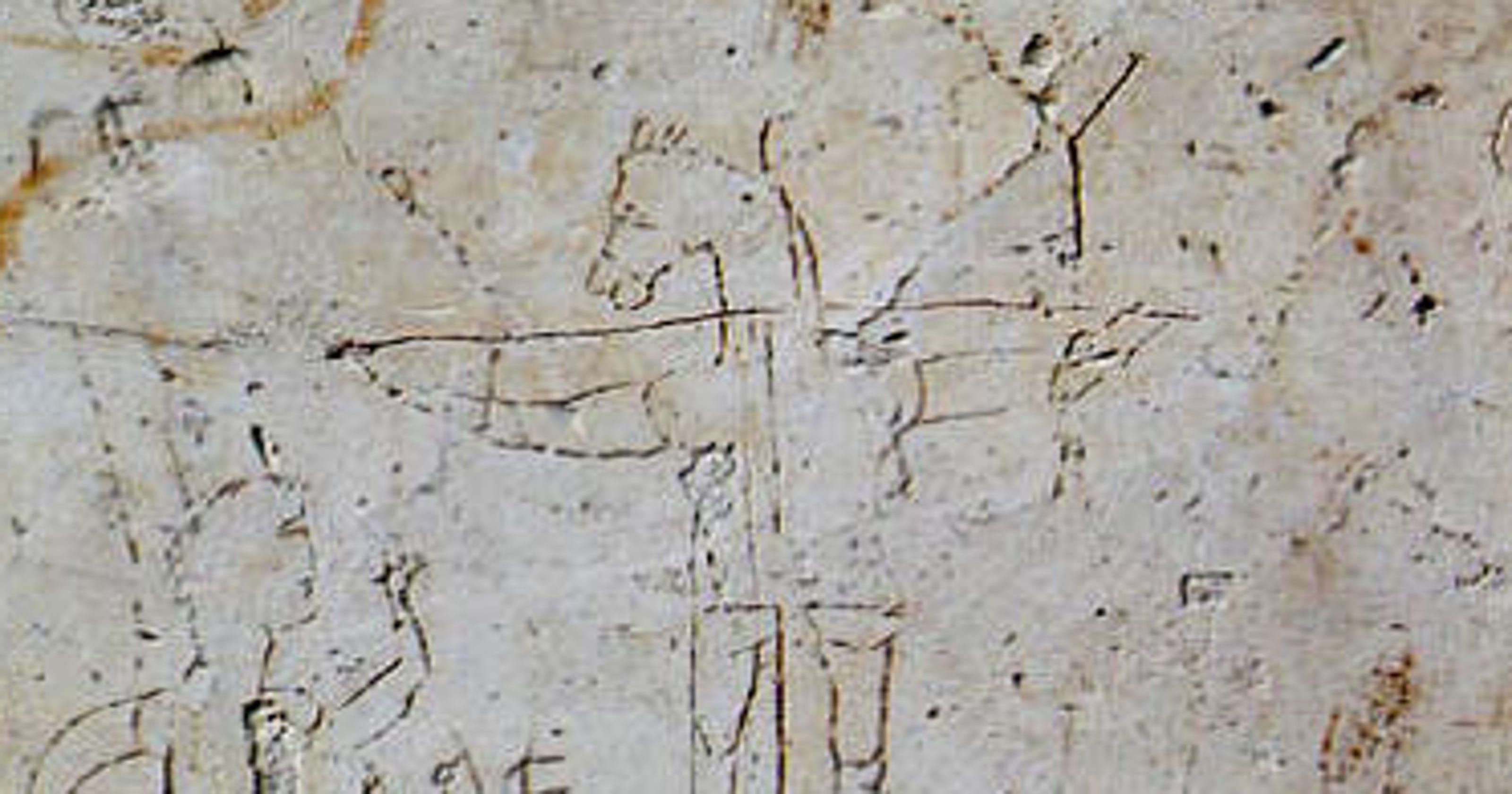 Image result for graffiti Rome man crucified donkeyâ€™s head.