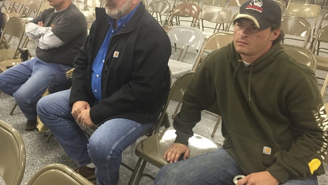 About 450 people attended a public hearing on the Bakken oil pipeline last week, but the crowd of watchers had thinned considerably by Tuesday, which was the third day of proceedings by the Iowa Utilities Board.