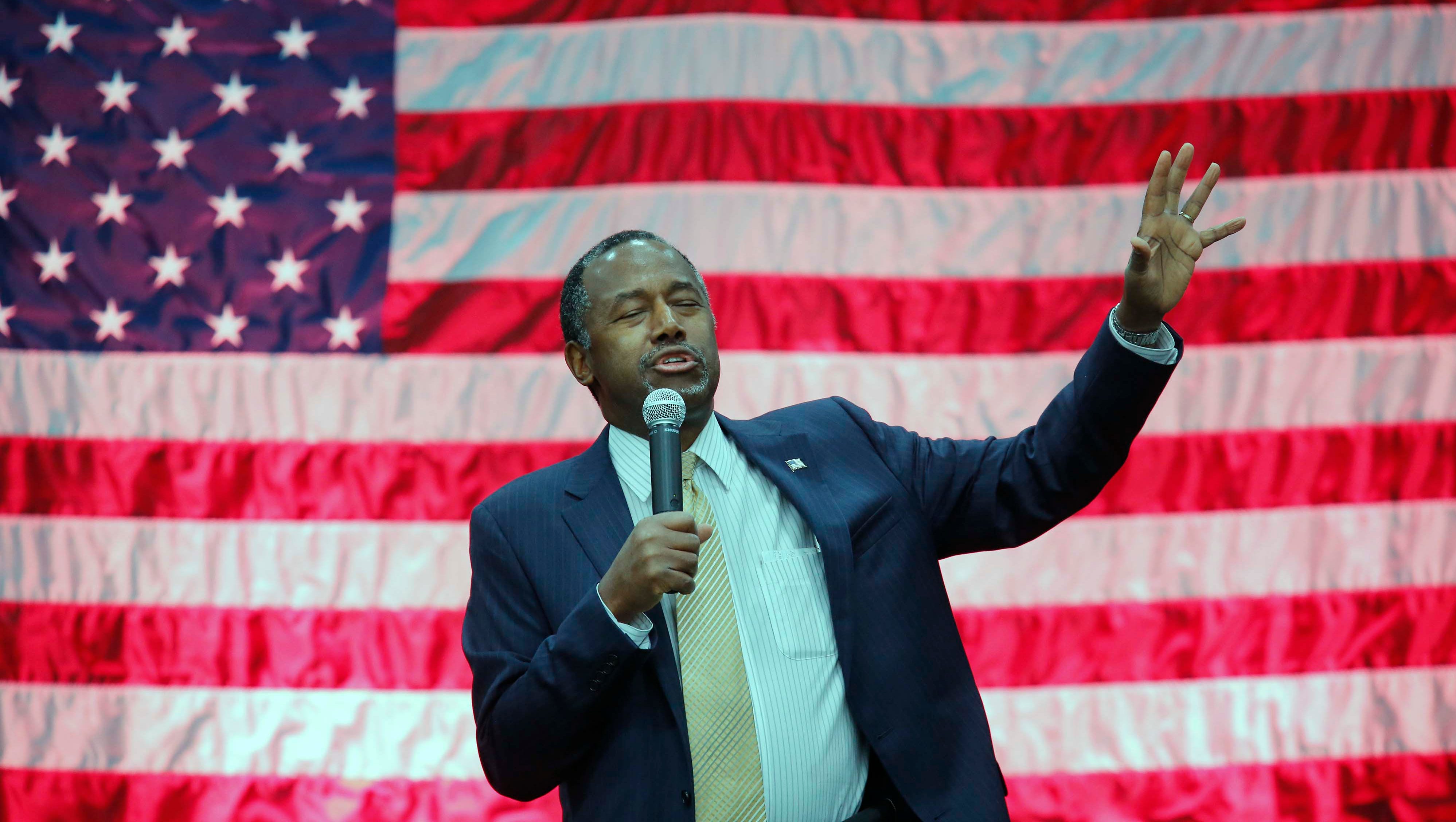 Ben Carson leads field for Trump VP pick