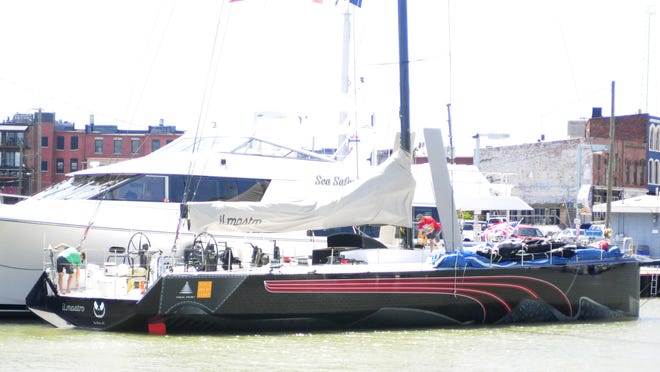 Il Mostro, which sails out of the Chicago Yacht Club, is the fastest boat in the Port Huron-to-Mackinac Island sailboat race fleet, according to its rating.