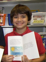 Aaron Beauchamp shown here in fourth-grade at F.K. Sweet Elementary School