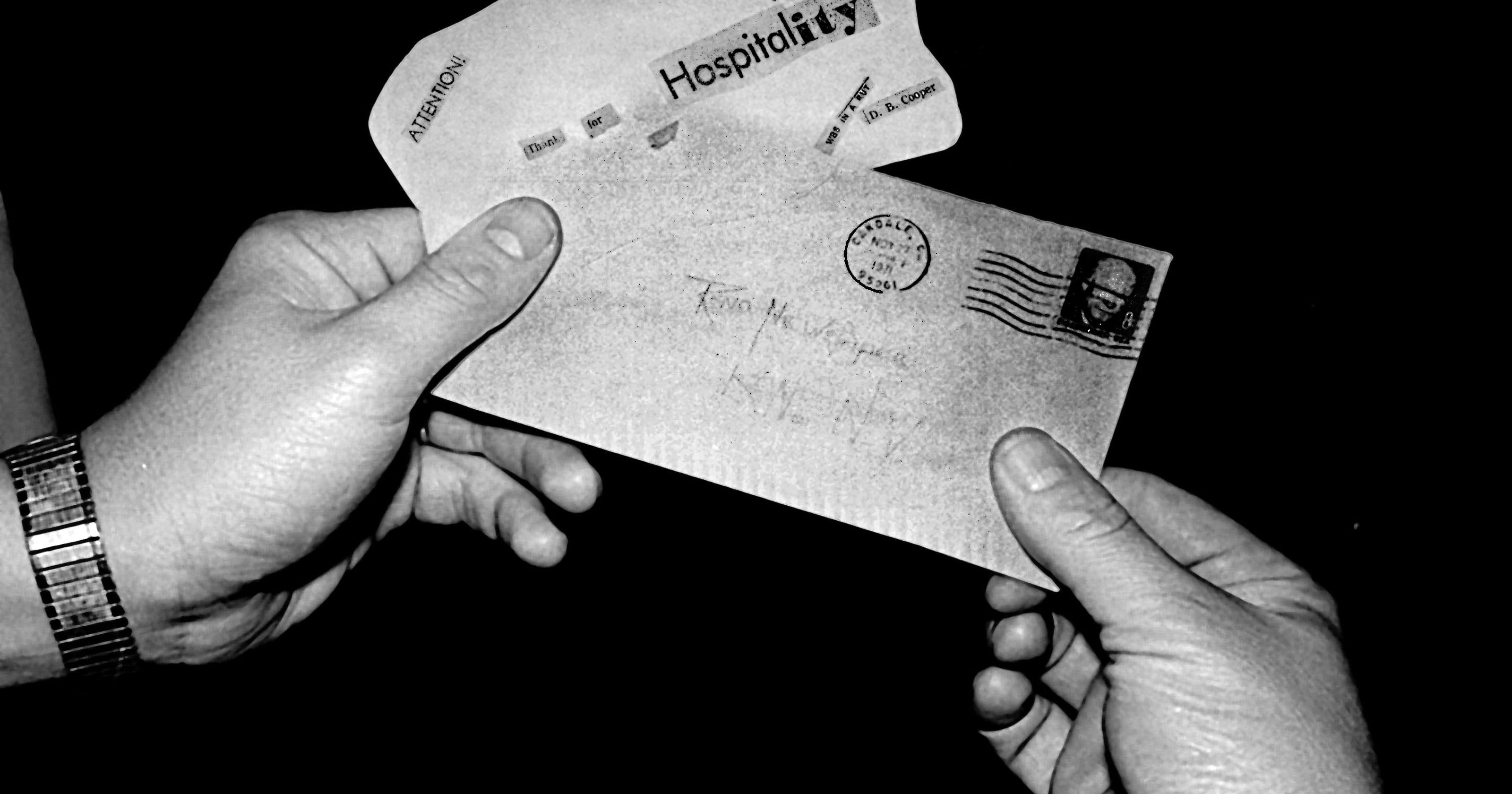 From the archives D.B. Cooper's letter to the Reno Evening Gazette