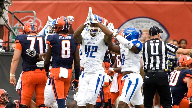 Former MTSU safety Xavier Walker just wrapped up his first pro football game in Canada.