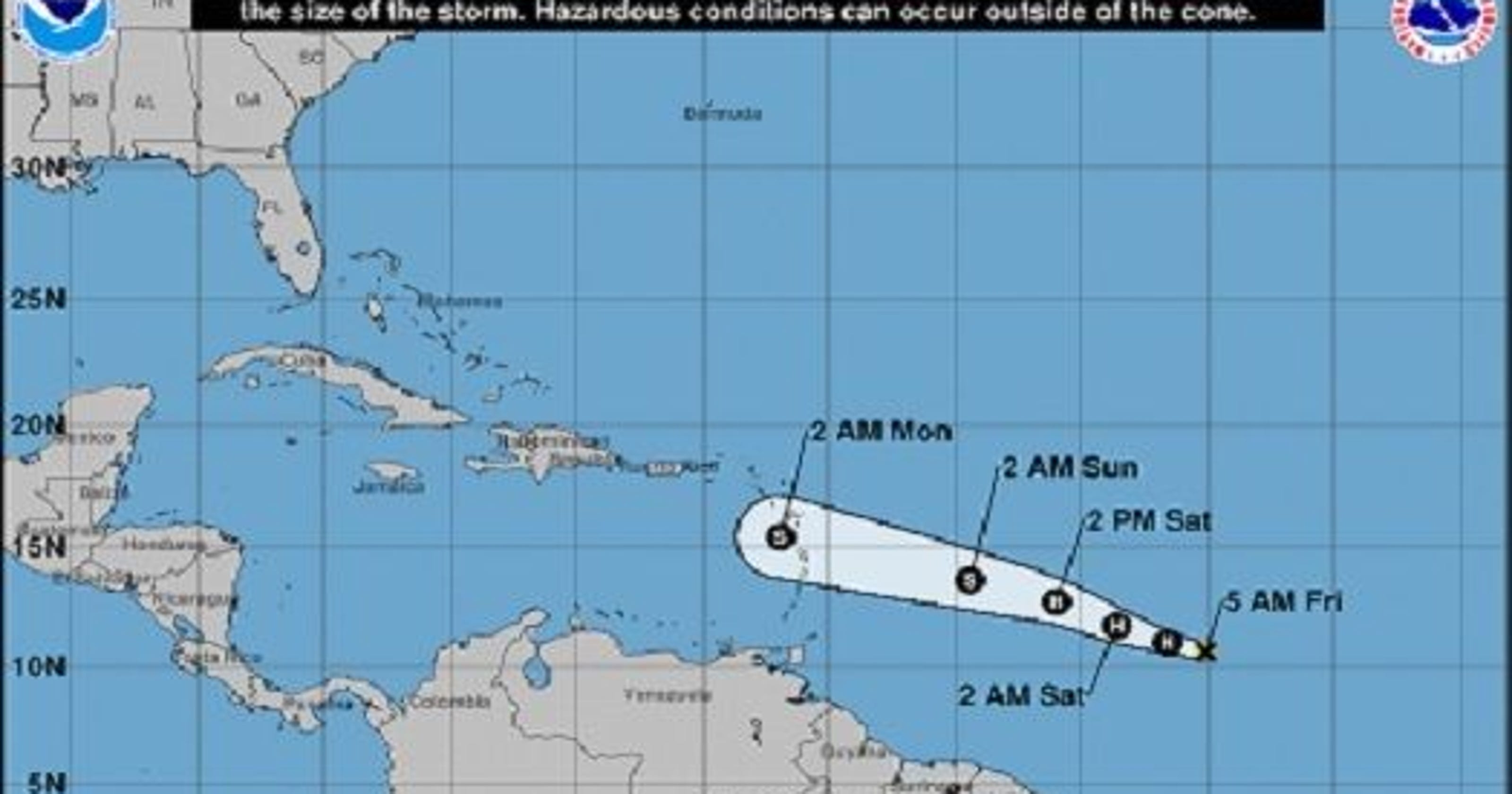 Hurricane Beryl is season's first storm; here's where it's headed