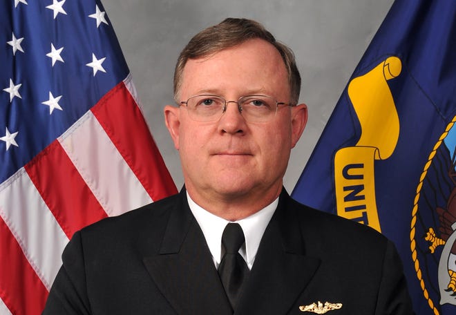 This image provided by the U.S. Navy shows Navy Vice Adm. Tim Giardina.