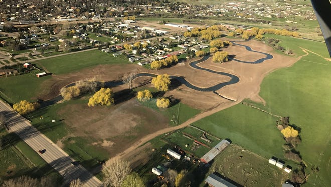 Big Spring Creek meanders again following a $1.6 million restoration led by Montana Fish, Wildlife and Parks. "It's gorgeous," said Mark Machler, who granted FWP a conservation easement for the project.