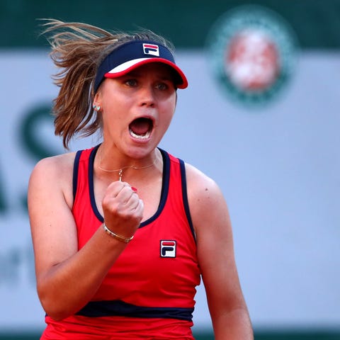PARIS, FRANCE - JUNE 01: Sofia Kenin of The...
