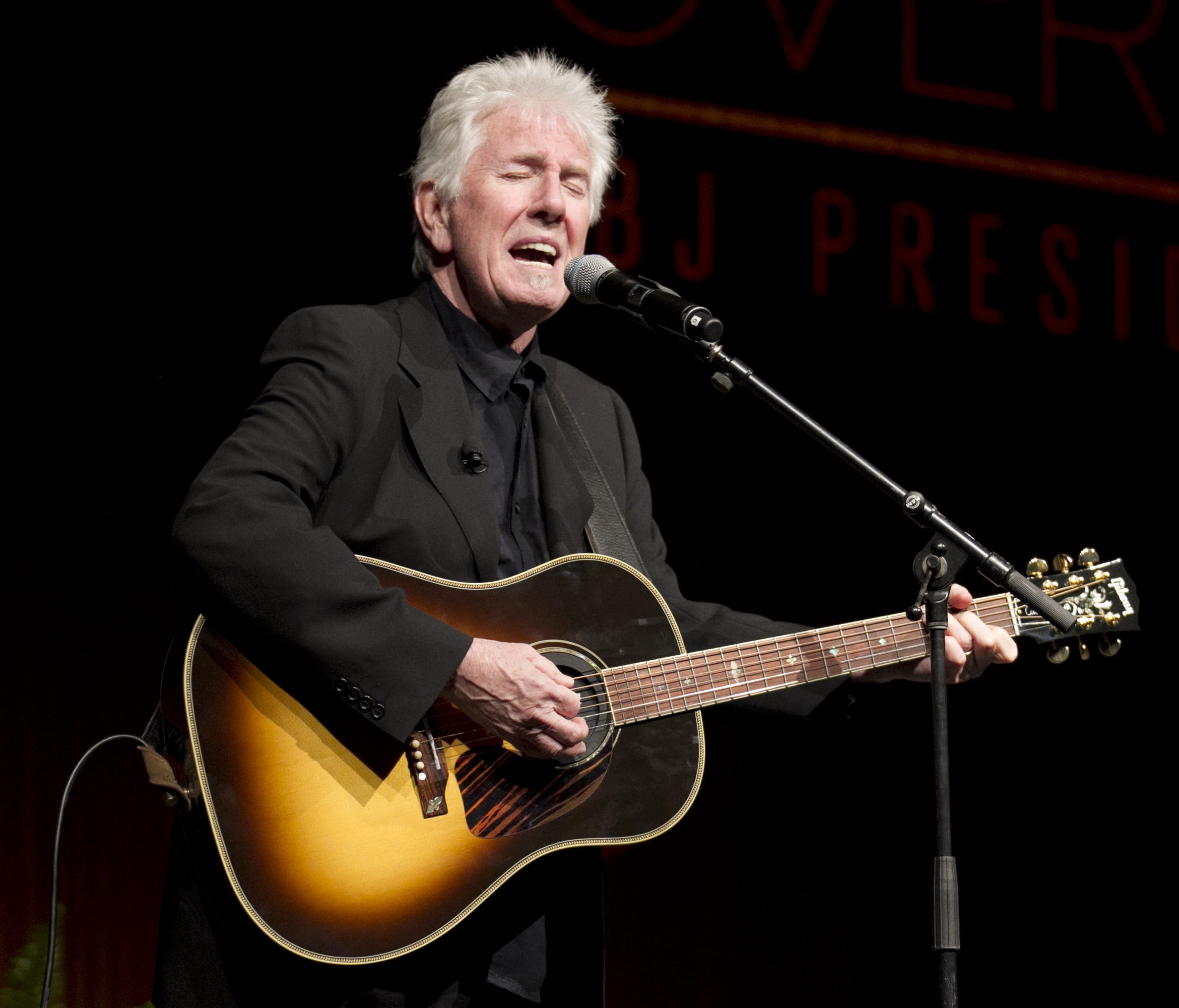 Rock and Roll Hall of Fame singer-songwriter Graham Nash.