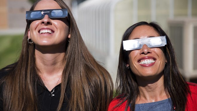 Special eclipse glasses are just one method that can be used to safely view Monday’s solar eclipse.