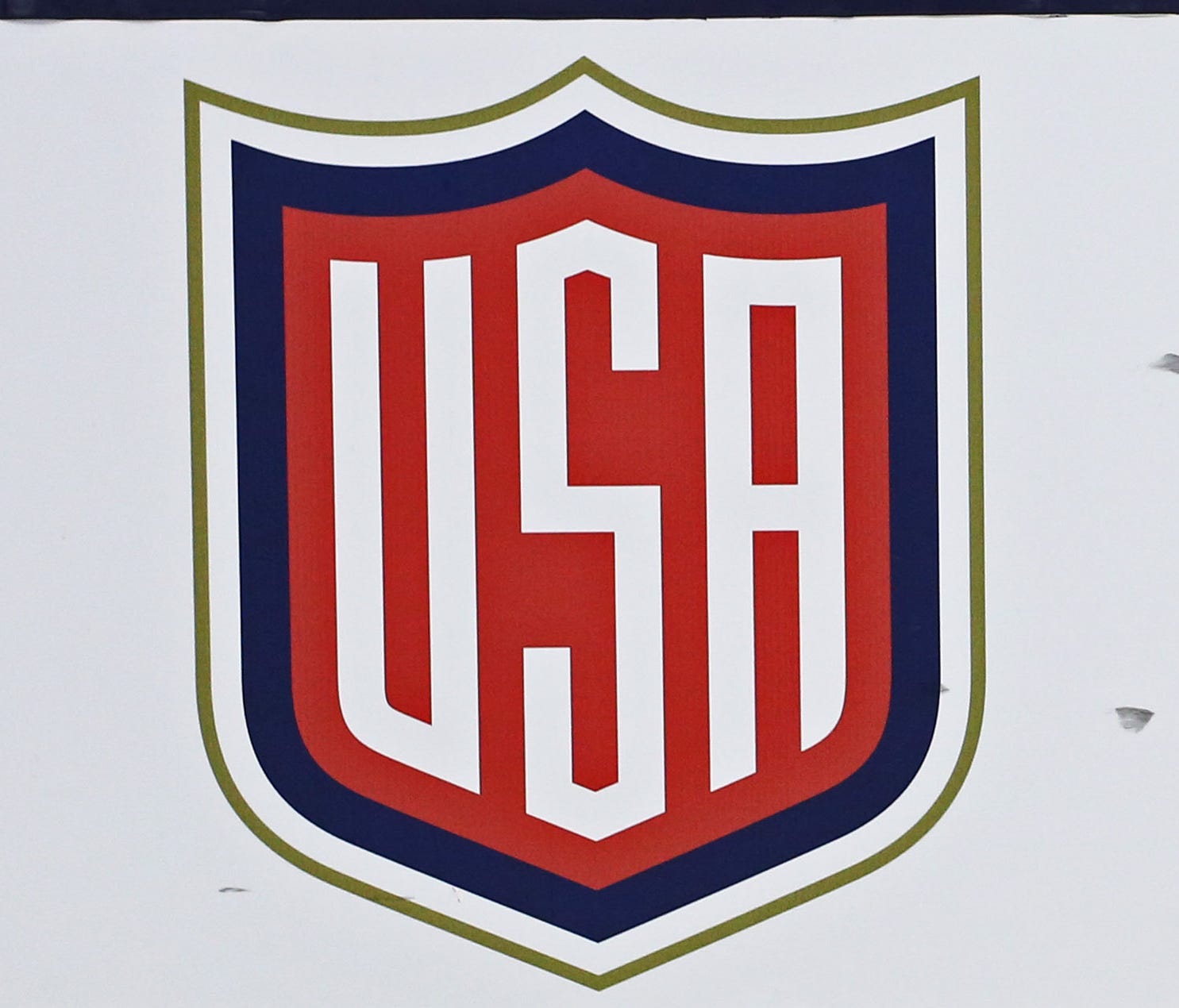 A view of the logo for Team USA.