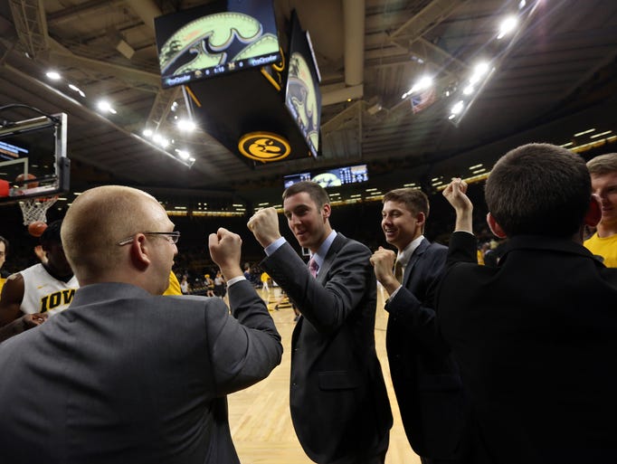 Iowa's Connor McCaffery is pictured before the Hawkeyes'