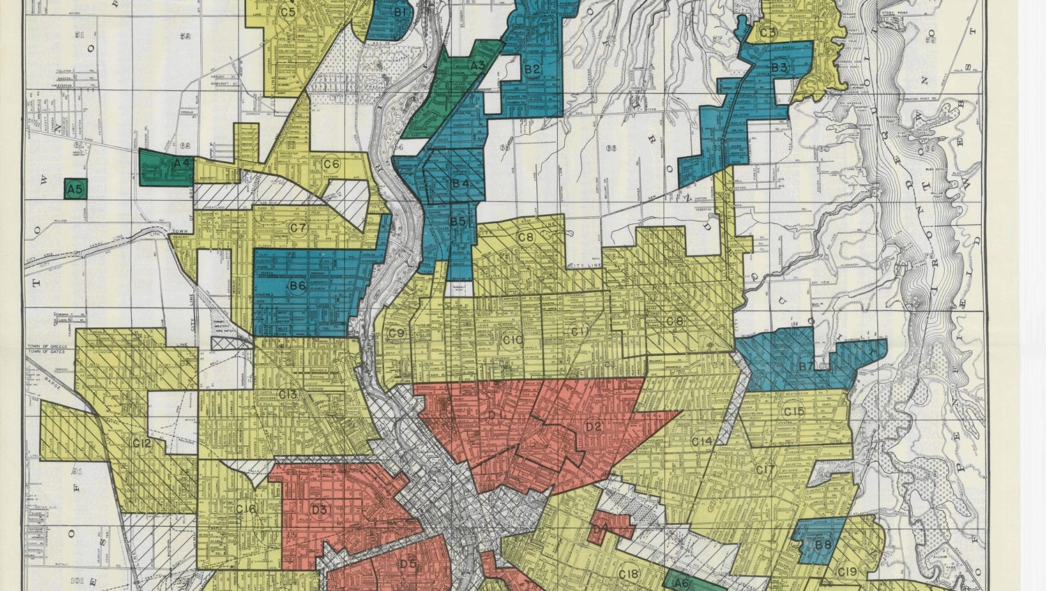1930s Rochester redlining maps show discrimination 1930s Rochester redlining maps show discrimination