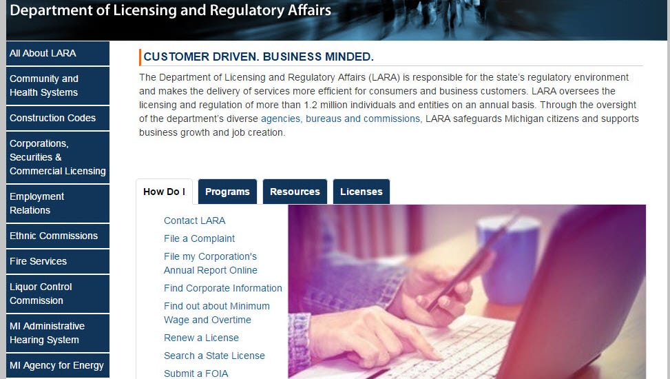 michigan business license lookup michigan business license lookup