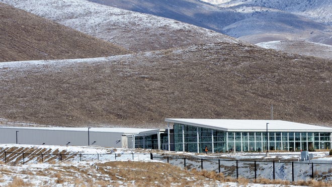 Apple’s data center operations facility at the Reno Technology Park just east of the city of Sparks, Nev.
