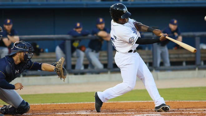 Troy Stokes Jr., a Brewers prospect playing for AA Biloxi, was one of only 10 players in all levels of the minor leagues to hit 20 home runs and steal 20 bases.