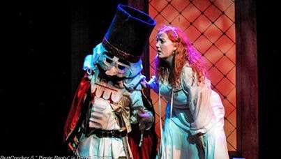 Actors playing Batcracker at the Brüka Theater in 2013.