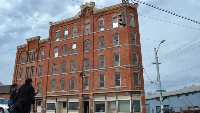 The building at 26 Eldredge St. in Binghamton, the site of a $2.5 million mixed-use development project announced Thursday.
