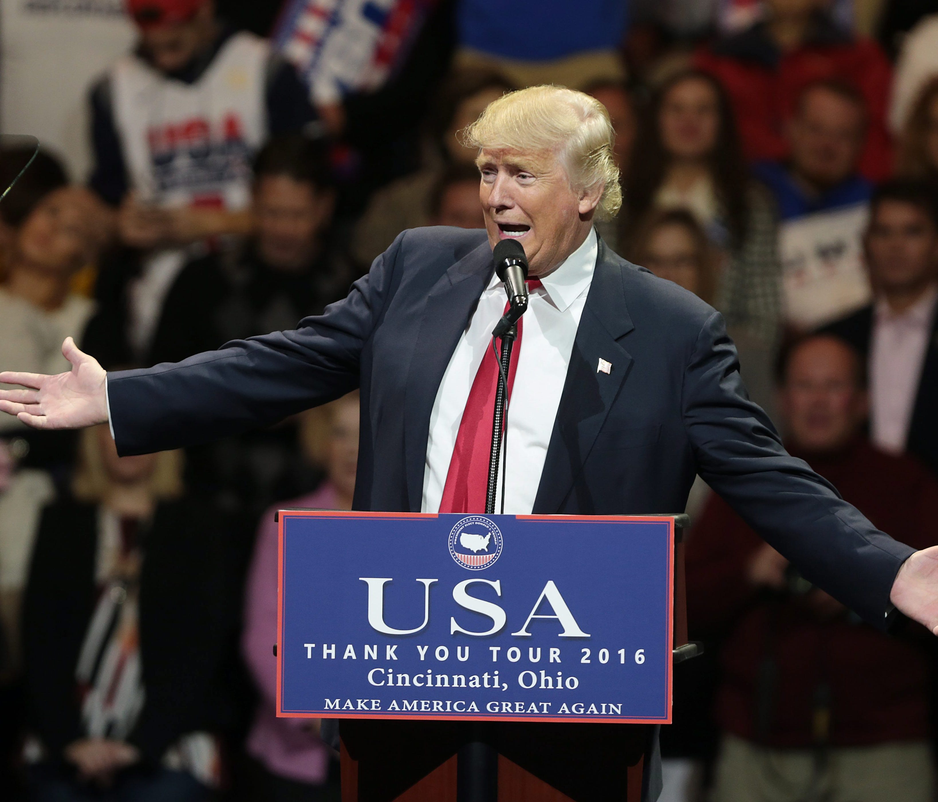 President-elect Donald Trump in Cincinnati on Dec. 1, 2016.