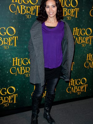 Aida Touihri attends the 'Hugo Cabret 3D' premiere at Cinema UGC Normandie on December 6, 2011 in Paris, France.